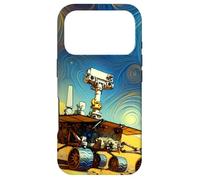 Mars Rover Starry Night Style Space Exploration Astronomy Case for iPhone 17 Pro