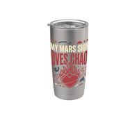 Mars Sign Mars Astrology Mars Placement Red Flag Gift Stainless Steel Insulated Tumbler