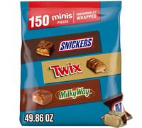 Mars Snickers, Twix & Milky Way Minis Chocolate Bars Assorted Pack of 150