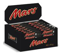 Mars Soft Nougat Caramel Milk Chocolate Snack Bars Bulk Multipack, 48x40g
