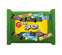 Mixed Mars Super Fun Size Bars, Chocolate, 1 Count, green, packet of 1.425kg