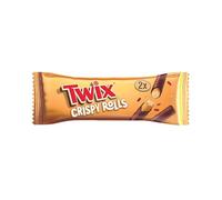 Mars Twix Chocolate + Caramel Crispy Rolls 22.5g (Pack of 24) 125861