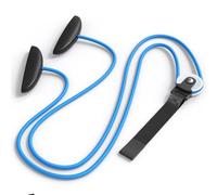 Mars Wellness Overdoor Shoulder Pulley, Blue with Plastic Handles, Exercise Bands, Workout Equipment for Home Therapy to Alleviate Shoulder Pain Recovery from Sugery