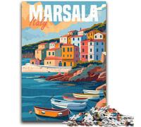 Marsala Italy 1000 Piece Jigsaw Puzzle for Adults And Teenagers, Educational Stress Relief Toy for Is Ideal As A Gift for The Whole Family 1000pcs(26x38cm)