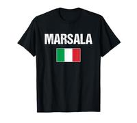 Marsala Italy Italian Flag Italia Marsala T-Shirt