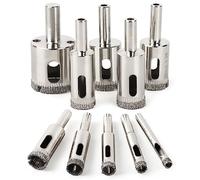 MARSBASE Diamond Hole Saw Kit,Tile Core Drill Bits Sets (E-Small Size 10PCS)