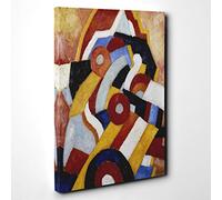 Marsden Hartley Abstraction Canvas Print | Gallery Wrapped 30mm Frame Wall Art | 30x20 inches | Ready to Hang | Modern Picture | Living Room Bedroom Lounge Office