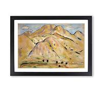 Marsden Hartley Arroyo Hondo Framed Print | A2 Black Framed Wall Art | Ready to Hang | Modern Nature Picture | Living Room Bedroom Lounge Office