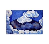 Marsden Hartley Popocatepetl, Spirited Morning- Mexico 1932 Modernist Landscape Mountain Clouds Wall Art Print Print Photo Art Painting Canvas Home Decorative Bedroom Modern Decors Unframe-style 24x3
