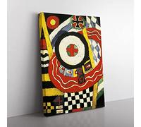 Marsden Hartley The Iron Cross Classic Painting Canvas Wall Art Print Ready to Hang, Framed Picture for Living Room Bedroom Home Office Décor, 50x35 cm (20x14 Inch)