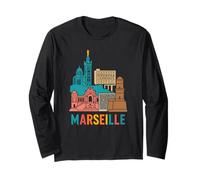 Marseille City France Long Sleeve T-Shirt