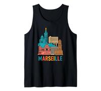 Marseille City France Tank Top