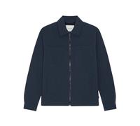 Marseille Seersucker Zipper Jacket - male - Les Deux - Light Jackets - Blue - M - Jackets M