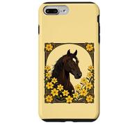 Marsh Tacky Horse Surrounded By Yellow Jasmine Flowers Case for iPhone 7 Plus/8 Plus