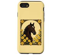 Marsh Tacky Horse Surrounded By Yellow Jasmine Flowers Case for iPhone SE (2020) / 7/8