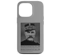 Marshal Ferdinand Foch WW1 Allied Commander Infographic Case for iPhone 13 Pro