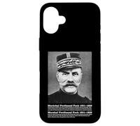 Marshal Ferdinand Foch WW1 Allied Commander Infographic Case for iPhone 16 Plus