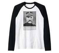 Marshal Ferdinand Foch WW1 Allied Commander Infographic Raglan Baseball Tee
