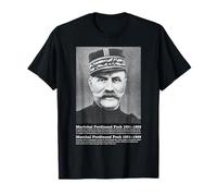 Marshal Ferdinand Foch WW1 Allied Commander Infographic T-Shirt