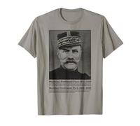 Marshal Ferdinand Foch WW1 Allied Commander Infographic T-Shirt