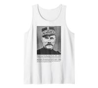 Marshal Ferdinand Foch WW1 Allied Commander Infographic Tank Top