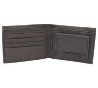 MARSHAL Soft Leather Kids Slim Thin Coin Pouch Bifold Wallet, Brown, S, Bifold Wallet