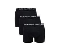 Marshall Artist 3 Pack Boxer Shorts Black - XL