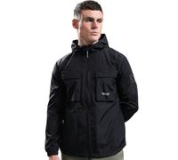 Marshall Artist Crux Hooded Overshirt Jacket Black - L