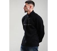 Marshall Artist Mens Black Microsphere Quarter Zip Sweatshirt