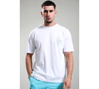 Marshall Artist Men's Glitch Theory Back Print T-Shirt White | Size: Medium Marshall Artist White M