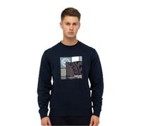 Marshall Artist Mens Pezzi Crew Neck Sweatshirt Long Sleeve Navy S