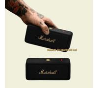 Marshall Emberton II Bluetooth Speaker-Black & Brass, IP67, 30+hr Play (Sealed)