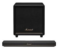 Marshall Heston 120 5.1.2 All-in-One Sound Bar & 200 Wireless Subwoofer Bundle, Black