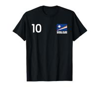 Marshall Islands 10 National Flag Country Heritage T-Shirt