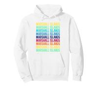Marshall Islands Colorful Pullover Hoodie