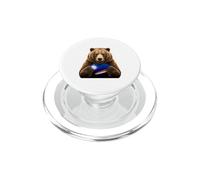 Marshall Islands Flag Heart Pride Heritage Bear Marshallese PopSockets PopGrip for MagSafe