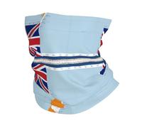 Marshall Islands Flag Map02 Print Windproof Neck Gaiter, Warmer Scarf Breathable Half-Face Mask Ski Mask Unisex For Outdoor