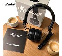 Marshall Major III 3 Wireless/Wired Headphones Bluetooth Headset for Sports & Rock Music with Mic Deep Bass Foldable Gaming Black