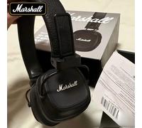 Marshall Major IV 4 Wireless Earphones On-Ear Foldable Deep Bass Sport Gaming Major 4 Headset Music Bluetooth Headphones MIC Black