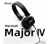 Marshall Major IV 4 Wireless On-Ear Bluetooth Headphones Foldable Deep Bass Sport Fashion Gaming Headset with Mic Brown
