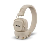 Marshall Major V Bluetooth Headphones, 100 Hours Playtime - Cream