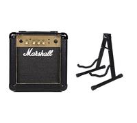 Marshall MG10G 10W Electric Guitar Combo Amplifier & KEPLIN Guitar Stand A Frame Foldable Universal Stand
