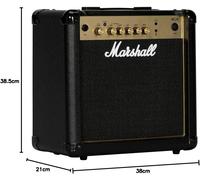 Marshall MG15G Guitar Combo Amplifer, Practice Amp Suitable for Electric Guitar