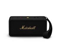 Marshall Middleton Bluetooth Wireless Portable Speaker, 20+ hours portable playtime, water resistent IP67 - Black & Brass