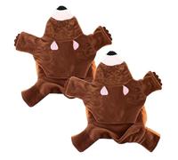 Marshall Pet Products Small Animal Bear Rug - Cozy Fleece Hideout for Ferrets and Small Pets, Interactive Play & Nap Space with Multiple Entrances, Machine Washable, Indoor & Outdoor Use (Pack of 2)