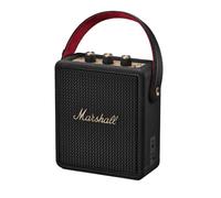 Marshall Stockwell III Portable Bluetooth Home Speaker - True Stereophonic 360° sound | Dust & Water-Resistant | 40+ hours of Wireless Playtime | Charging Bank - Black and Brass
