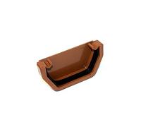 Marshall Tufflex External Stop End for 114mm Squareline Gutter System RWSE1 White, Black, Brown, Clay Brown (White)