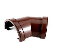 Marshall Tufflex Half Round Gutter 112mm 135 Degree Angle RWA2 (Brown)