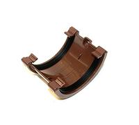 Marshall Tufflex Half Round Gutter 112mm Union Joint RWU1 (Brown)