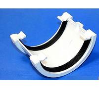 Marshall Tufflex Half Round Gutter 112mm Union Joint RWU1 (White)